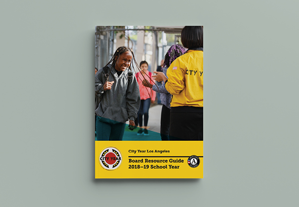 City Year LA board book cover on a flat background